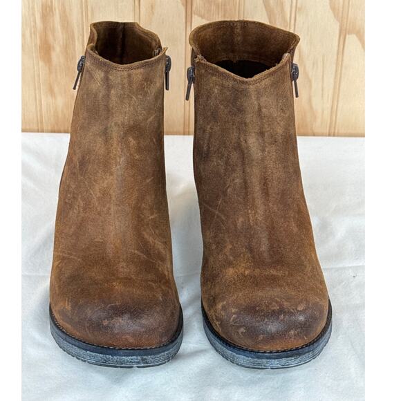 Naot Wander Bohemian Collection Brushed Seal Brown Leather Ankle Boots US 11 - Picture 3 of 13